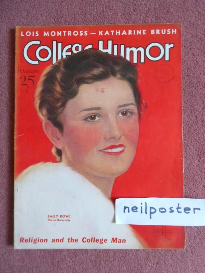 COLLEGE HUMOR (1932) US mag ADULT CARTOONS       - Image 1 of 1