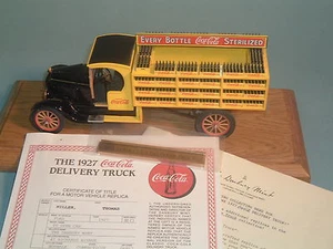 Camión de reparto Ford 1927 Coca-Cola cabina abierta Danbury como nuevo 1:24 diecast con sply - Imagen 1 de 9