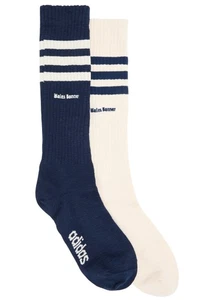 Adidas x Wales Bonner 3-Stripes Socks Wonder White Collegiate Navy In Gift Set - Picture 1 of 4