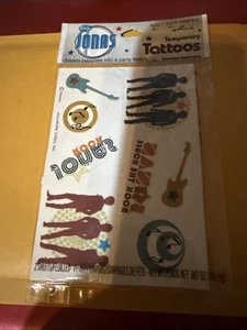 Jonas Brothers Temporary Tattoos Set Hallmark - Picture 1 of 2
