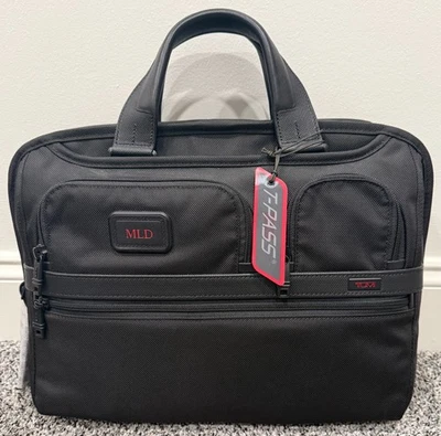TUMI ALPHA 2 T-PASS Medium Screen Briefcase Laptop Bag Nylon / MODEL# 26516D2 - Image 1 of 4