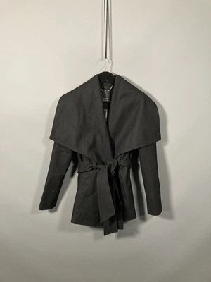 Chaqueta TED BAKER MEZCLA DE LANA - Talla 2 UK10 - Negra - Excelente Estado - Para mujer Foto 1 de 4