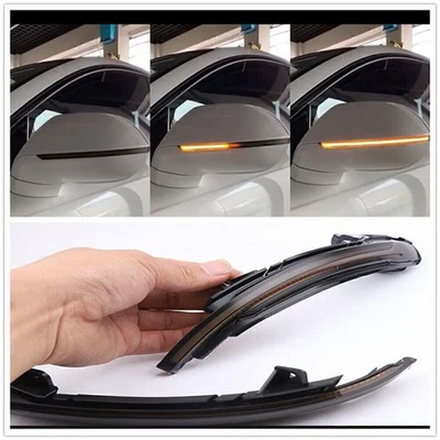 Luz LED intermitente dinámico espejo retrovisor FF para Audi A6 C7 C7.5 RS6 S6 2012-18 Foto 1 de 4