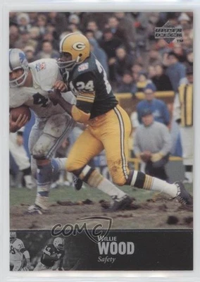 1997 Upper Deck NFL Legends Willie Wood #71 HOF - Image 1 of 2