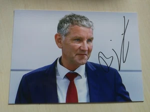 BJÖRN HÖCKE - POLITIK -   ORIG. AUTOGRAMM auf 13 x 18 cm FOTO - SIGNED! - Bild 1 von 1