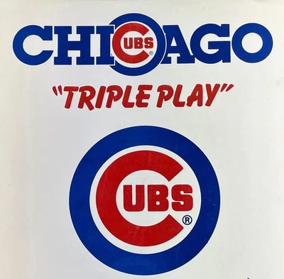 Gottlieb Chicago Cubs Triple Play Pinball Machine Manual Schematics ORIGINAL - Image 1 of 3