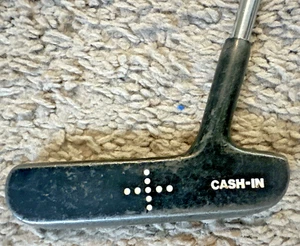 Vintage Spalding Cash in Black putter 34” Golf Pride Made USA - Picture 1 of 19