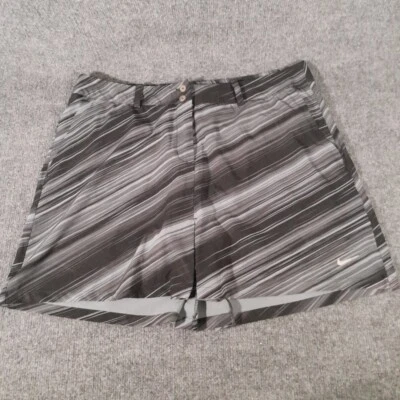 Nike Shorts Womens 14 Black Gray Skort Dri Fit Golf Tour Performance Activewear  - Image 1 of 4