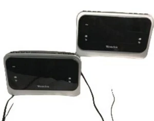 Westclox Nature Sounds Alarm Clock Radio With USB Charger 80231NSCN Lot of 2 - Picture 1 of 10