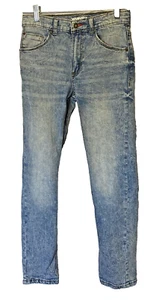 Wrangler Flex Slim Fit Boys Sz 14 Slim Blue Denim Jeans Adjustable Waist Pants - Picture 1 of 15