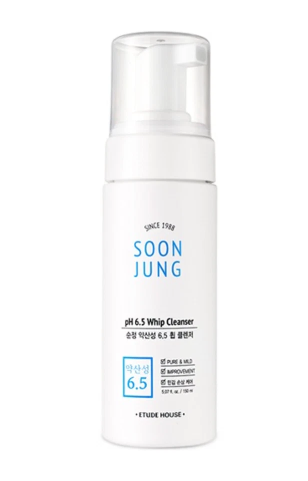 [Etude House] Limpiador látigo Soon Jung pH 6,5 150 ml ¡Venta vendedor de EE. UU.! Foto 1 de 1