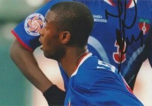 HAITI & SHEFFIELD UTD: JEAN-FRANCOIS LESCINEL SIGNED 6x4 ACTION PHOTO+COA  - Picture 1 of 1