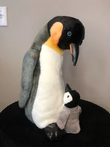 Der Streichelzoo Kaiserpinguin & Baby Plüsch 15 Zoll - Bild 1 von 8