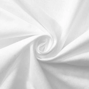 FWD Cotton Voile Lightweight Hypoallergenic Natural Sheer 58" Washable Fabric - Picture 1 of 35