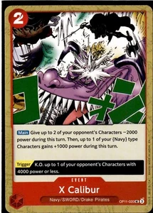 X Calibur - OP11-020 - One Piece A Fist of Divine Speed - Picture 1 of 1