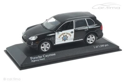 Porsche Cayenne S (957) Highway Patrol MINICHAMPS 1:43 400066291 - Image 1 of 4