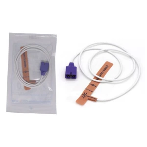 2Pcs Compatible With N-e-ll-cor Adult/Neo Disposable Oximax Spo2 Sensor 9pin - Picture 1 of 9