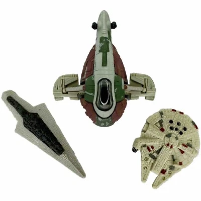 Star Wars Mini Lot: Black Series Boba Fett Millennium Falcon Imperial Destroyer - Image 1 of 4