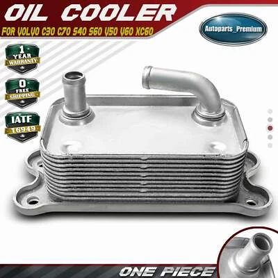 Engine Oil Cooler for Volvo C30 2007-2013 C70 2006-2013 S40 S60 V50 V60 XC60 - Image 1 of 4