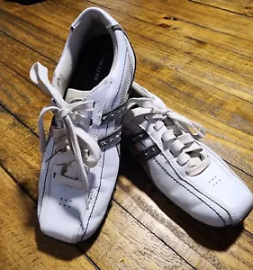 Skechers Sneakers da uomo stile rilassato piatte comfort pizzo pelle 61181 taglia 7 - Foto 1 di 10