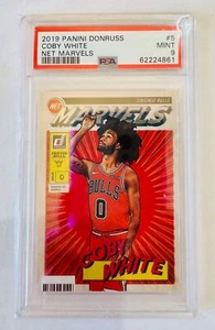 Coby White 2019-20 Panini Donruss Net Marvels Rookie Insert PSA 9 - Bild 1 von 1
