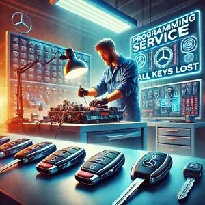 ๐ฎ KEY PROGRAMMING SERVICE ALL KEYS LOST INCLUDES 2 KEYS MERCEDES 1997-2014 ๐ฎ - Picture 1 of 1