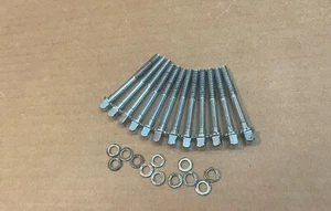 Slingerland 60s Vintage Tom Drum Floor Tom Snare Drum Tension Rod Set 12 Rods - Picture 1 of 4