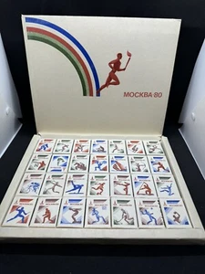 Collectible Vintage Soviet Set of Matches Boxes Olympic Games Moscow 1980 USSR - Picture 1 of 11