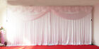 White Butterfly Wedding Backdrop Curtain with heavy duty stand(10ftx20ft)