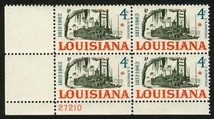 #1197 4c Louisiana Statehood, Plate Block [27210 LL] **ANY 5=FREE SHIPPING** - Picture 1 of 1