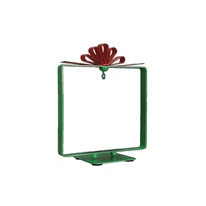 Old World Christmas Square Metal Ornament Stand Display, Green - Picture 1 of 2