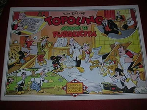 LE GRANDI STORIE DISNEY " T. AGENTE DI PUBBLICITA " ( COPIA NUMERATA 2235 ) 1985 - Foto 1 di 1