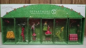 Department 56 Lollysticks 6 Whimsical Fun Christmas Ornament Set Original Boxes - Picture 1 of 14
