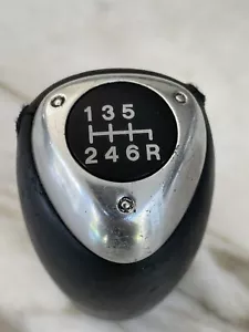 2004 2005 2006 2007 2008 MAZDA RX8 6 SPEED MANUAL LEATHER SHIFT KNOB MAZDA OEM🟠 - Picture 1 of 24