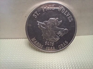 1968 SAINT PAUL'S SCHOOL ST. PAUL WOLVES COVINGTON LOUISIANA MÜNZE TOKEN MEDAILLE - Bild 1 von 2