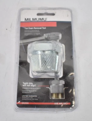 Milmumu Tub Drain Extractor Tool 1-1/2" Drain Removal Solution 05255 For Drain - Image 1 of 4