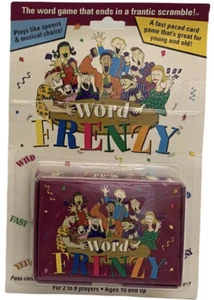 WORD FRENZY Card Game 2008 HART TO FIND, BRAND NEW & FACTORY SEALED - Picture 1 of 2