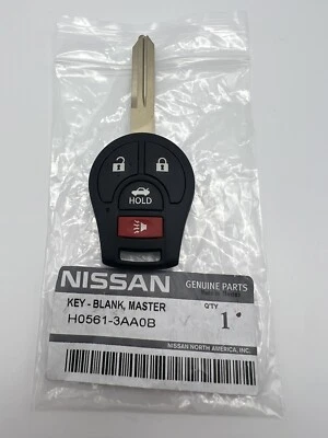 NEW OEM NISSAN SENTRA KEY REMOTE COMBO FCC CWTWB1U751 PART# H0561-3AA0B - Image 1 of 3