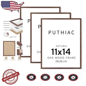 Elegant 11x14 Solid Oak Frame Set - Display Your Favorite Memories in Style - Picture 1 of 9