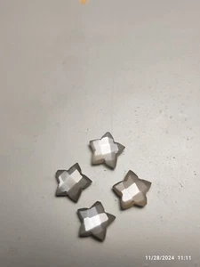 Exclusive 12 mm Star-Cut Grey Moonstone Polished Gemstone - Picture 1 of 7