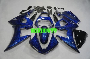 Kit de carenado de fibra de carbono forjado azul para Yamaha YZF R6 2003 2004/R6S 2006-2009 - Imagen 1 de 2