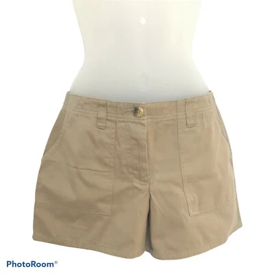 Shorts Size 2 Victoria's Secret Moda International Khaki Womens Front Pocket - Image 1 of 4