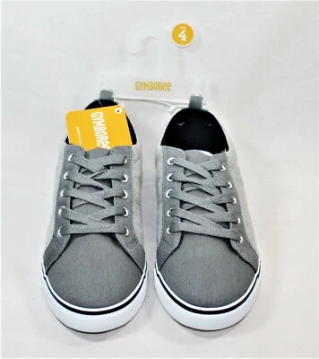 Zapatillas Gymboree Niños Gris Jóvenes Niños Talla 4 NUEVAS Foto 1 de 4