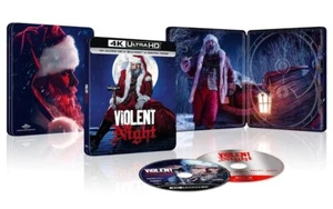 Violent Night Steelbook (4K Ultra HD/Blu-ray) Presale Ship 11/7 - Picture 1 of 1