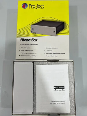 Project Phono box MM/MC Phono (Silver) in 100-240V, Made in Europe - Image 1 of 4