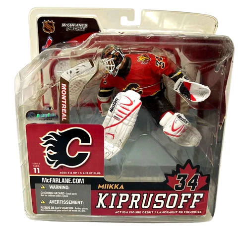 McFarlane NHL Miikka Kiprusoff Calgary Flames Red Jersey Series 11 Figure Cover