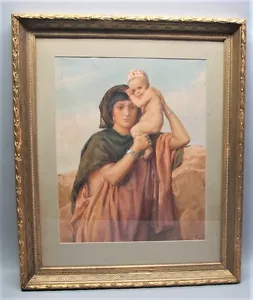 Fine Original 19th C. ENGLISH Orientalist Painting FREDERICK GOODALL, c. 1861 - Picture 1 of 12