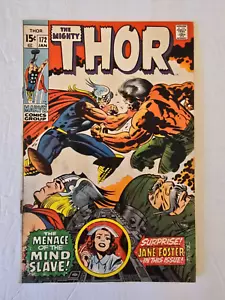 THE MIGHTY THOR #172 MARVEL COMICS 1970 - Picture 1 of 20