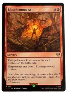 Mtg - Blasphemous Act 211 - The Lord of the Rings - Picture 1 of 2