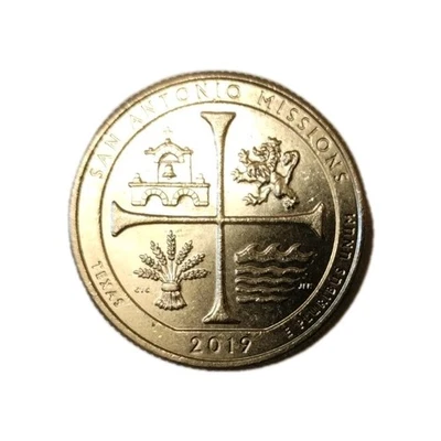 2019 W SAN ANTONIO MISSIONS QUARTER - Image 1 of 2